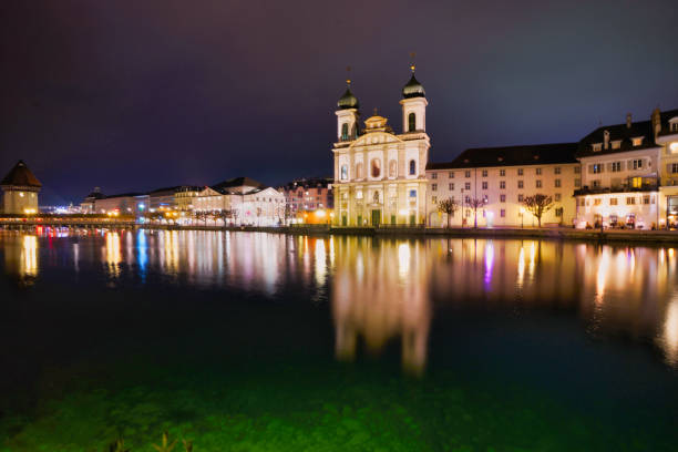 istock Switzerland rivers side beautiful architecture 1171813450