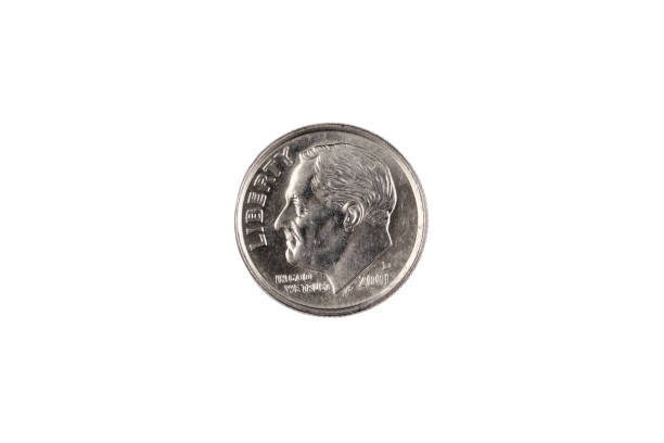 istock American ten cent dime isolated on white 1171815333