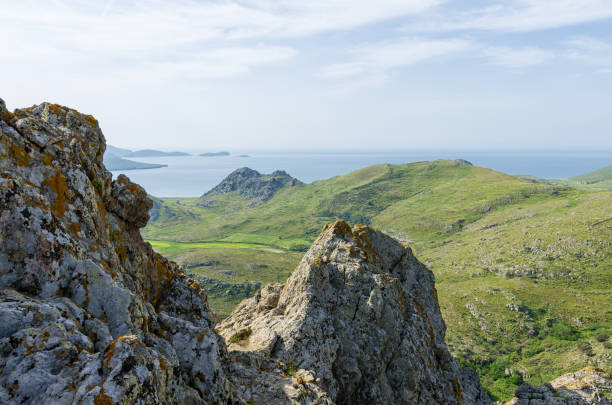 istock Amazing mountainous scenery in Lemnos island, Greece 1171817181