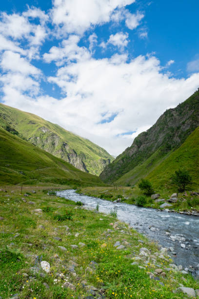 istock Mountain region landscape in Kazbegi, Georgia - Dramatic landscape 1171822039