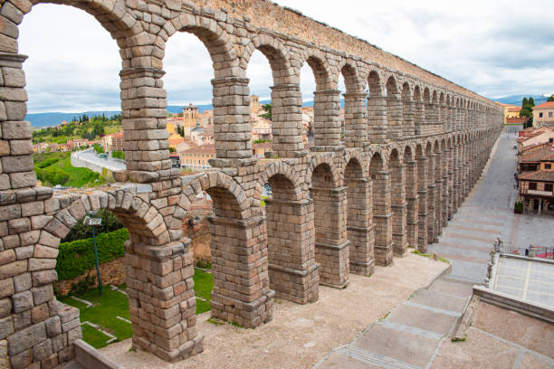 istock ancient aqueduct in Segovia, Castilla y Leon, Spain 1171828903