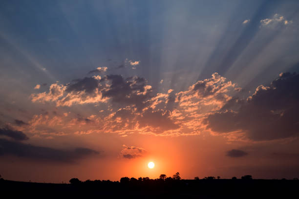 istock Beautiful sunset over the horizon, in Minas Gerais 1171830395