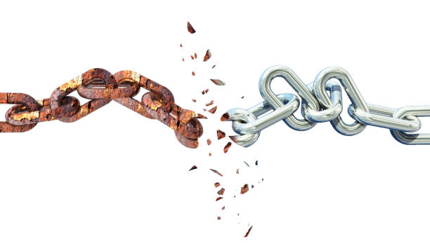 istock bipolar disorder chain rusty and silver break isolated in white background - 3d rendering 1171842512