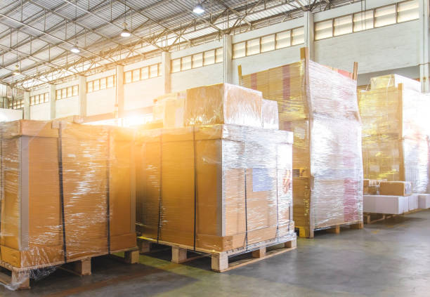 istock warehouse and logistics, cargo pallets shipment at warehouse 1171845344
