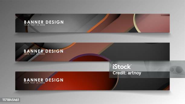 Simple Rectangular Rounded Banner Set The Banner Abstract Background Rectangular Round In Brick And Stone ...