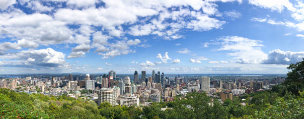 istock Montreal skyline from Mount Royal on a fine summer day, Quebec, Canada 1171847148