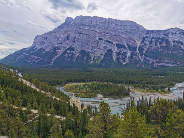 istock Mount Rundle, the Hoodoos and Bow River in Banff 1171854002