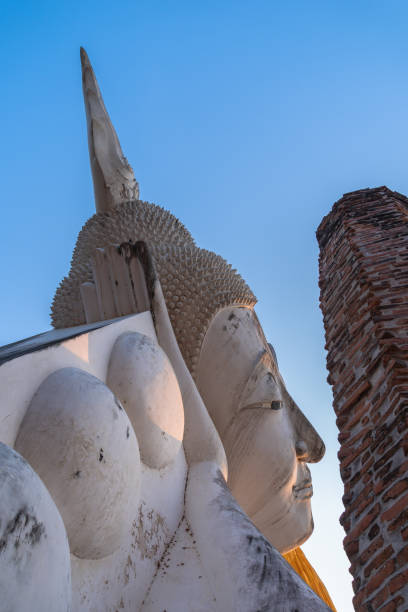 istock the beautiful big reclining Buddha 1171855265