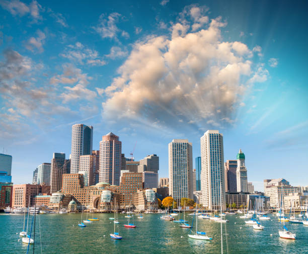 istock Skyline of Boston at dusk, Massachusetts 1171855565