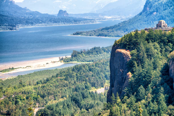 istock Aerial view of Columbia River Gorge, from Oregon side 1171859855