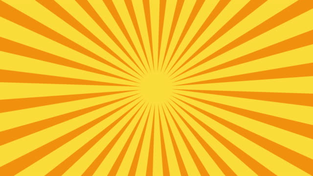Bright rays background, video animation