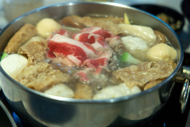 istock Chinese hotpot with beef 1171865846