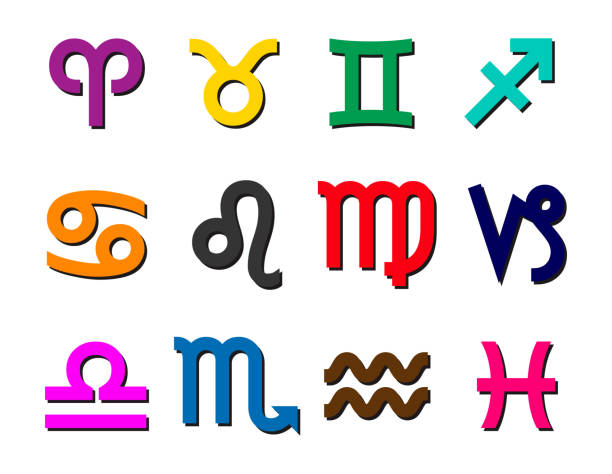set of zodiac horoscope collection. set of zodiac horoscope collection. easy to modify famous archer stock illustrations