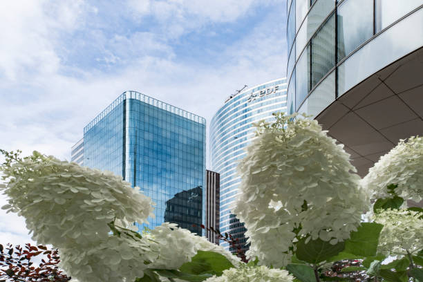 Architecture of modern office building