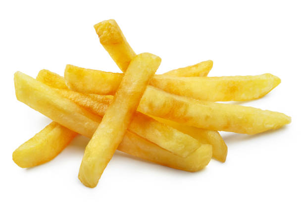 istock Potato fries on white 1171872376