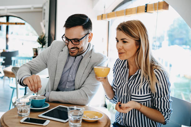 istock Couple Enjoying Coffee Shop 1171872984