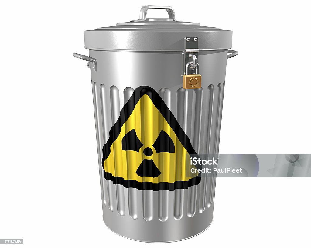 Отходы радиоактивных - Стоковые фото Защищённость роялти-фри