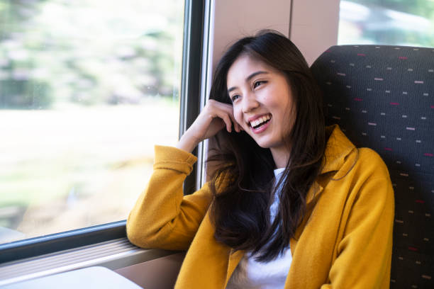 istock Portrait - Girl in the train 1171885756