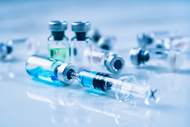 istock Syringe and Vials with Medication - Vaccination 1171888524