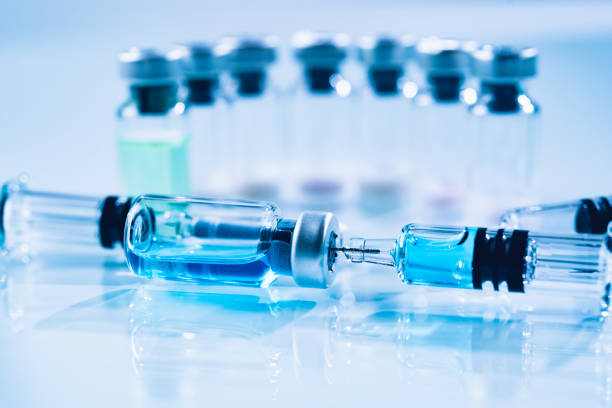 istock Syringe and Vials with Medication - Vaccination 1171888556