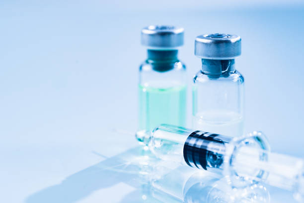 istock Syringe and Vials with Medication - Vaccination 1171888558