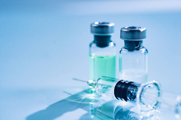 istock Syringe and Vials with Medication - Vaccination 1171888597