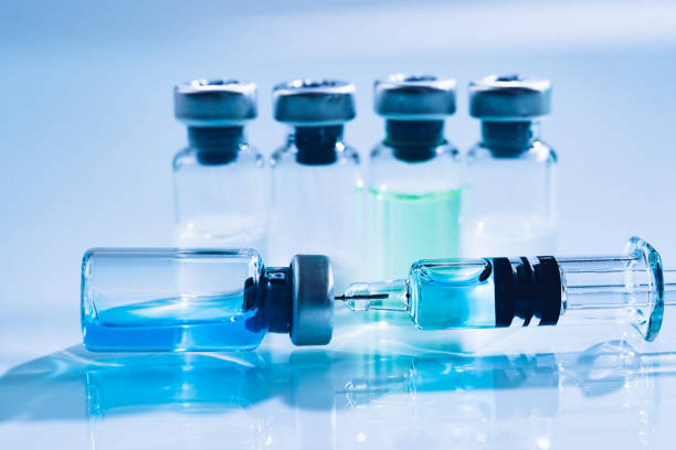 istock Syringe and Vials with Medication - Vaccination 1171888599