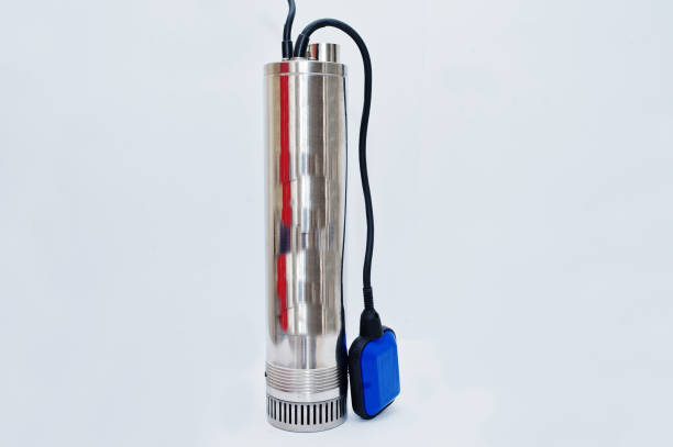 istock Deep well submersible pump isolated on white. 1171893020