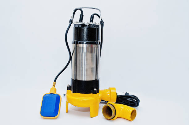 istock Deep well submersible pump isolated on white. 1171893025