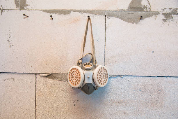 istock respirator hanging on the wall 1171898666