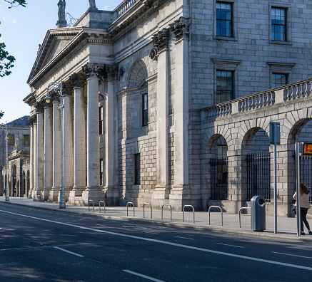 The Four Courts on Inns Quay, the leading court in Ireland.The Supreme Court, among others, is based here. Building completed in 1796..