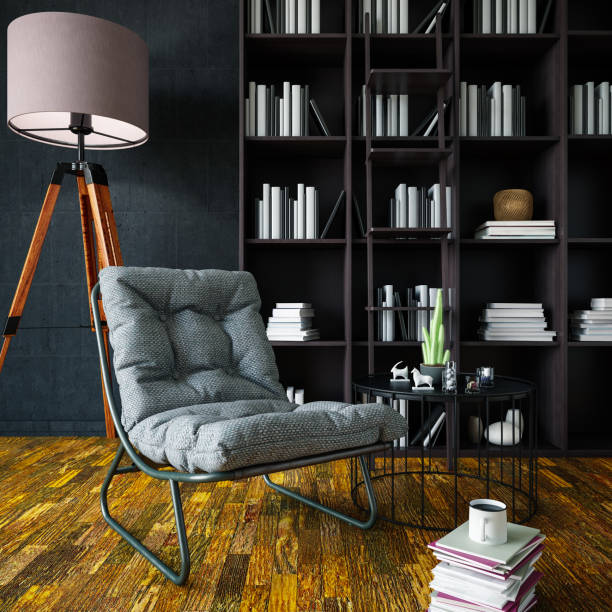 istock Interior with Armchair and Books 1171903547