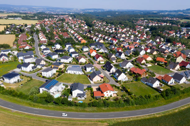 istock Modern Residential District - Aerial View 1171905349