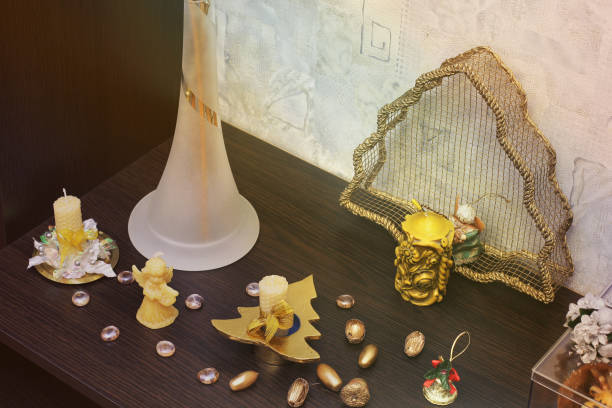 Christmas composition in the House. Festive mood