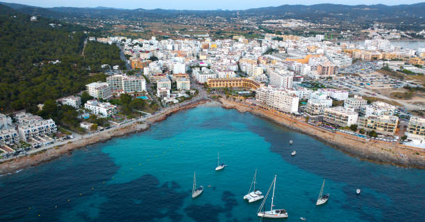 Aereal view of Sant Antoni - Ibiza