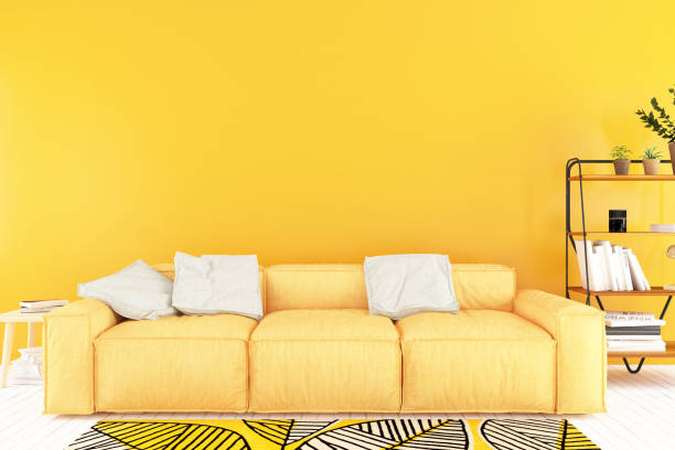 istock Yellow Living Room 1171910783