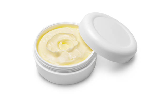 istock Cosmetic cream in plastic container isolated on white background,i ncluded clipping path 1171912188