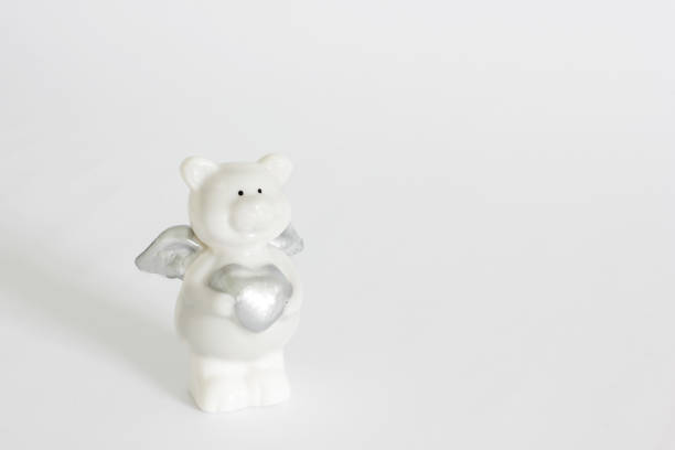 istock Toy angel on a white background 1171912318
