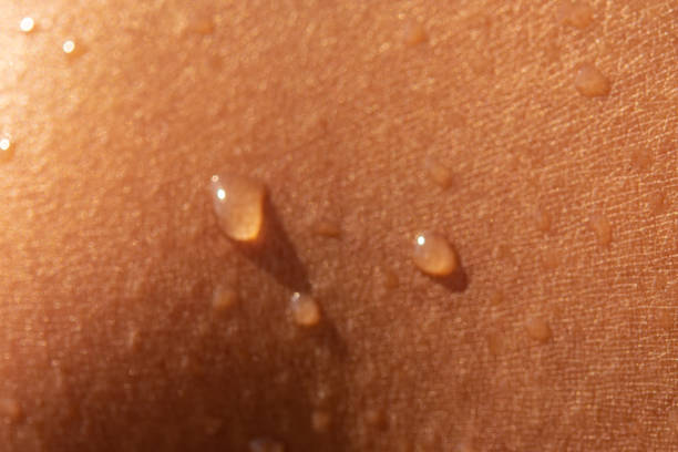 istock Water drops on skin 1171913032