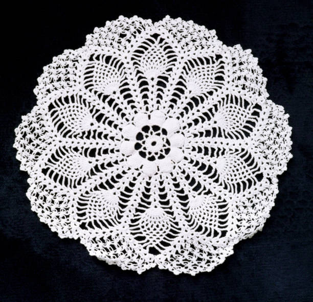 Vintage lace Vintage handmade  lace lace doily crochet craft product stock pictures, royalty-free photos & images