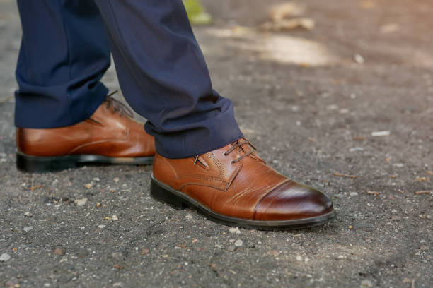 istock stylish brown men's shoes close up 1171919821