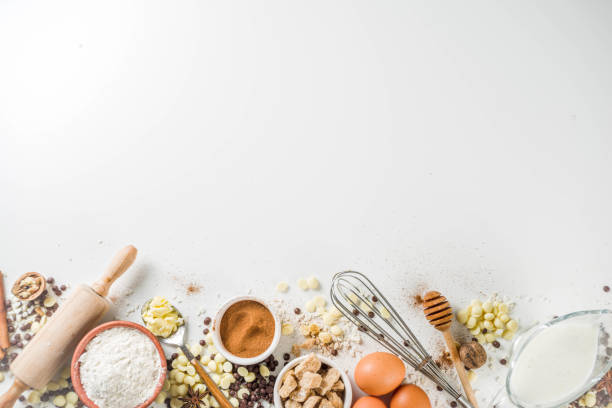 Ingredients for autumn winter festive baking