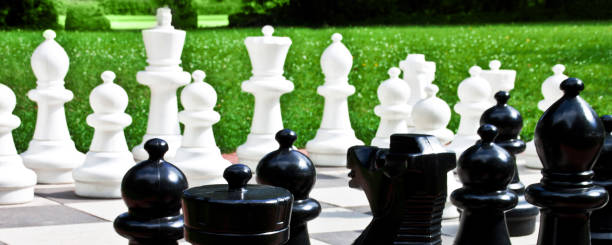 istock Game of chess background banner 1171926917