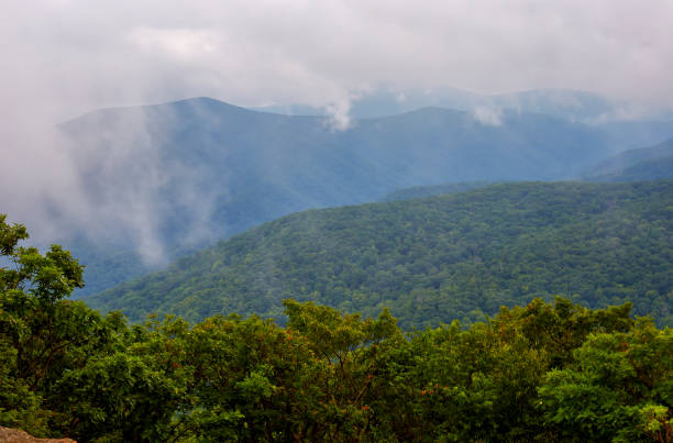istock Fog in the Blue Ridge mountains of Virginia 1171927298