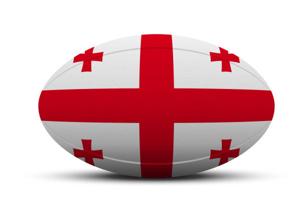 istock Rugby ball with the flag of Argentina 1171928920