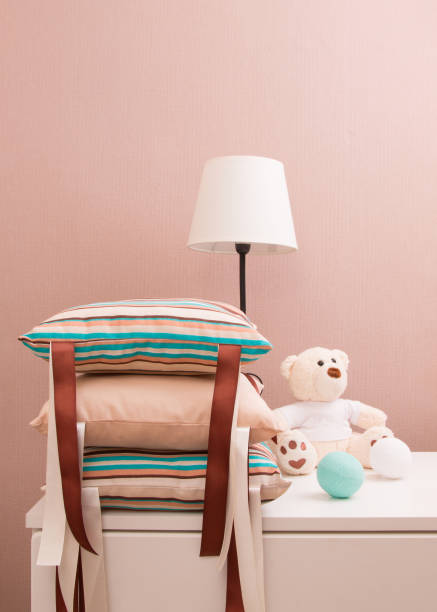 istock Pillows in the interior. Pillows in the bedroom. 1171932308