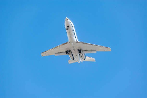 istock Landing of the passenger plane. 1171937678