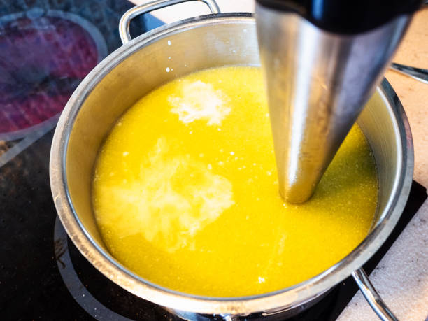 istock cooking vegetable soup puree with butter in pan 1171942286