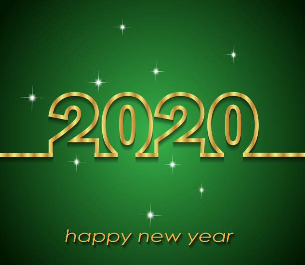 istock 2020 Happy New Year background for your invitations, festive posters, greetings cards. 1171948988