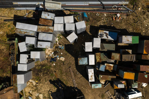 istock Heap of junk from above 1171951887
